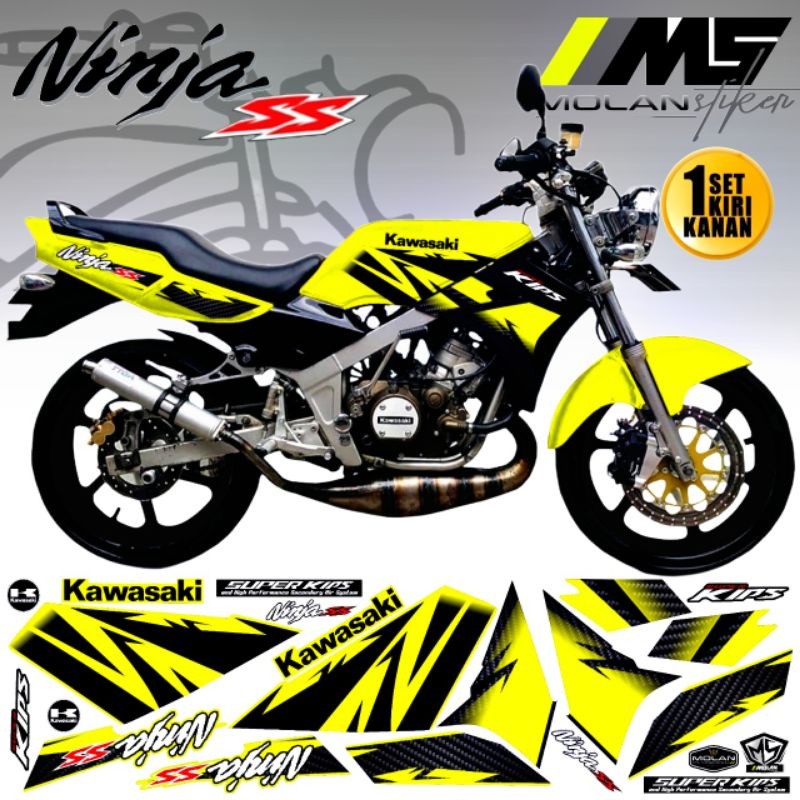 สติ๊กเกอร์รูปลอก Striping Variation Ninja SS 150 SE Special Limited Edition Ninja Ss 2010-2011-2012-
