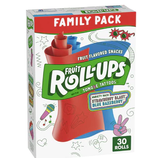 **พร้อมส่ง** Fruit Roll Ups เยลลี่รสผลไม้ เยลลี่ห่อไอติม นำเข้าจาก USA การันตีของแท้จากอเมริกา