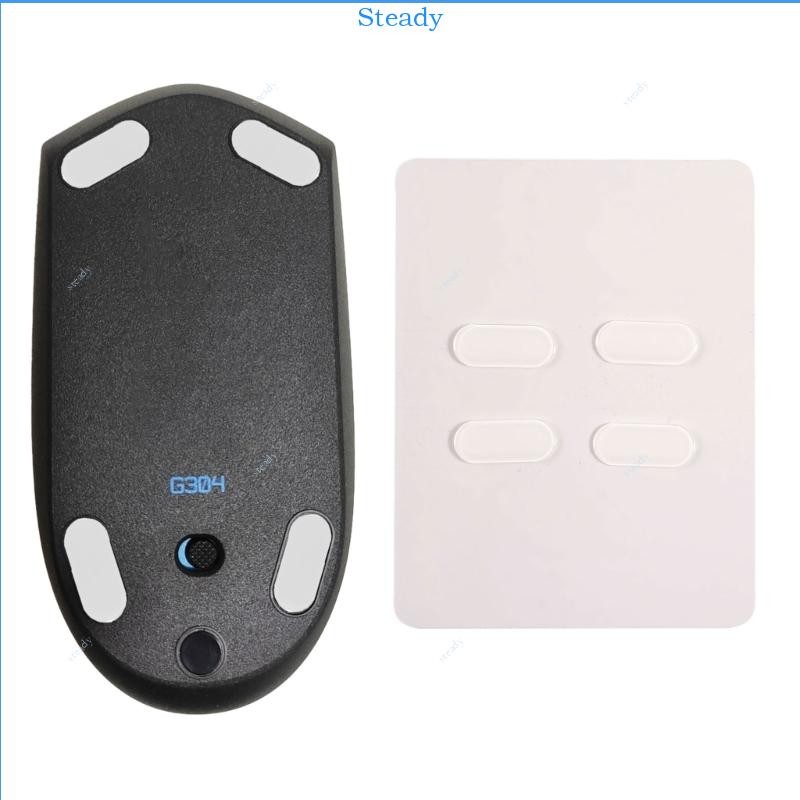 Stedy 1Set Glass Mouse Feet Mouse Skates สําหรับ G304 G305 เมาส์ขอบโค้ง