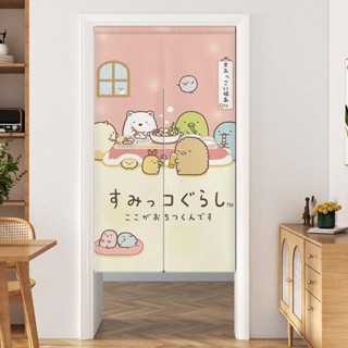 ม่านประตูการ์ตูนญี่ปุ่นม่านกั้นห้องติดตั้งเวลโครม่านครึ่งน่า…