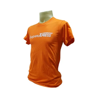 เสื้อยืด เสื้อขนส่งถุงส้ม ยูนิฟอร์ม สกรีนด้วยบล็อกสกรีนของแท้ สีติดทนนาน ราคาถูก ผ้า COTTON แท้ 100%