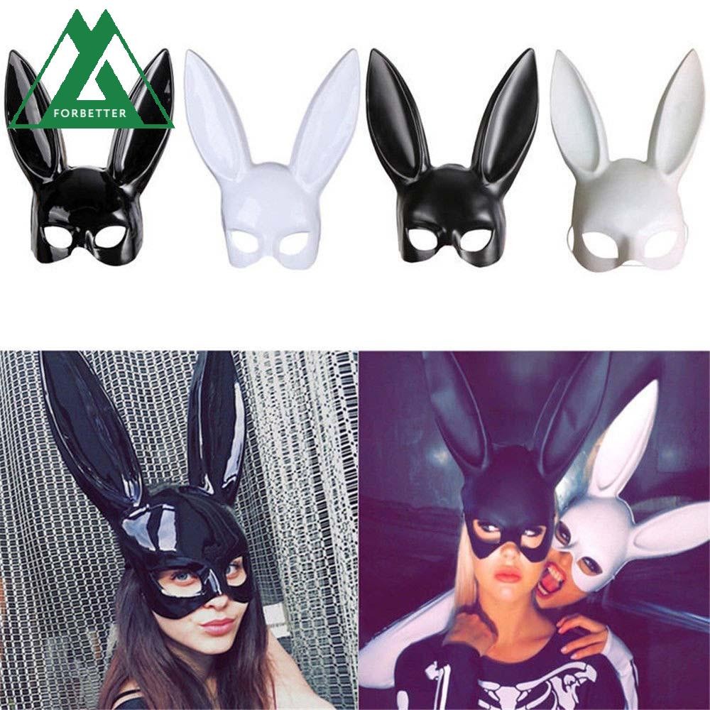 Forbetter หน้ากากคอสเพลย์ Masquerade Party ฮาโลวีน Headwear หน้ากากกระต่ายอะนิเมะญี่ปุ่น Full Face Party Props