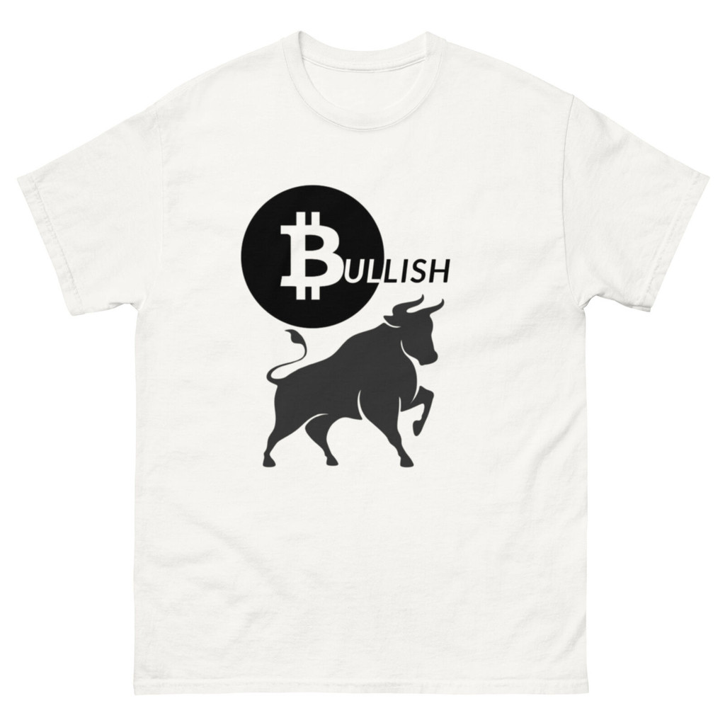 เสื้อยืด Bullish Bitcoin - Bitcoin Bull T-Shirt- Bitcoin Bulls Te