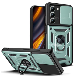 Infinix Hot 50 Pro Plus 60 60i 60Pro 2025 4G 5G เคสโทรศัพท์แม่เหล็กผู้ถือแหวนสําหรับ Hot50 50Pro 50Pro + Hot50Pro Hot60 60Pro + Hot60i Hot60Pro Push กล้องป้องกัน