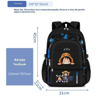 In stock)One piece Luffy pattern กระเป๋านักเรียน กระเป๋าเด็ก กระเป๋านักเรียนเด็ก ประถม เด็ก backpacks school bag