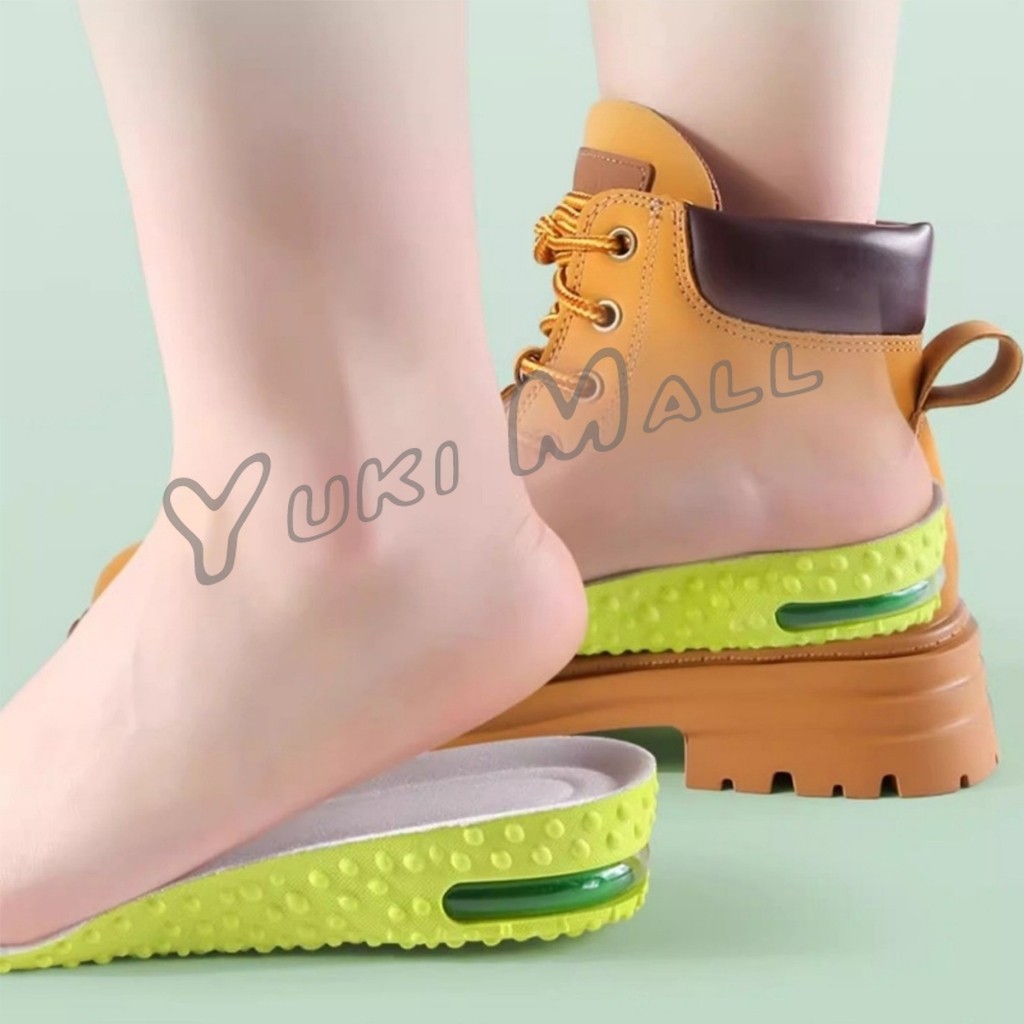 Yuki แผ่นเสริมส้นรองเท้า ระบายอากาศ เพิ่มส่วนสูง 1.5cm 2.5cm 3.5cm Heightened insole