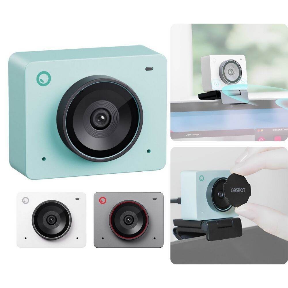Obsbot Meet 2 เว็บแคม AI-Powered 4K พร้อม Auto Framing โฟกัสอัตโนมัติ และไมโครโฟนรอบทิศทาง