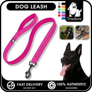 TRUELOVE 110เซนติเมตรเบาะนุ่มตาข่ายสายจูงสุนัขสะท้อนแสงริบบิ…
