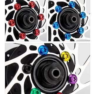 AMBER 12 ชิ้น สกรูล้อจักรยาน_disc rotor_สแตนเลส T25 สำหรับจักรยาน MTB และ Road Bike