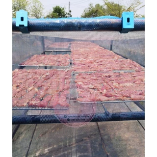 🐷ส่งเร็ว!!!หมูแดดเดียวคำอร่อย(รวมเเพคเกจ)ถูกเเละอร่อย รสชาติกลมกล่อม