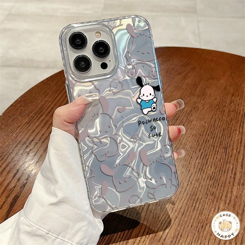 กราฟฟิตี้ การ์ตูนน่ารัก Pochacco วินนี่เดอะพูห เคสIPhone 16 13 11 15 14 12 Pro Max XR X XS Max 7 15 16 8 6s Plus SE 2022