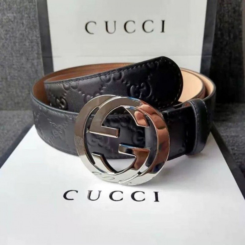 ใหม่ Casual Belt Mens High-End G Letter Belt Buckle K1XN