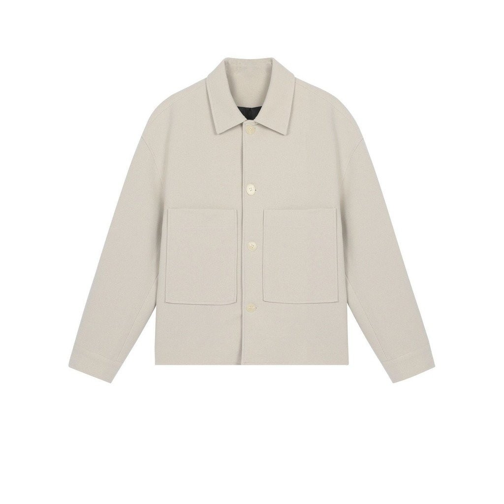 เสื้อโค้ทผู้ชายระดับไฮเอนด์ INS เสื้อแจ็กเก็ตสไตล์เกาหลีแบบใหม่มีกระเป๋าใหญ่2024ฤดูใบไม้ผลิและฤดูใบไม้ร่วง