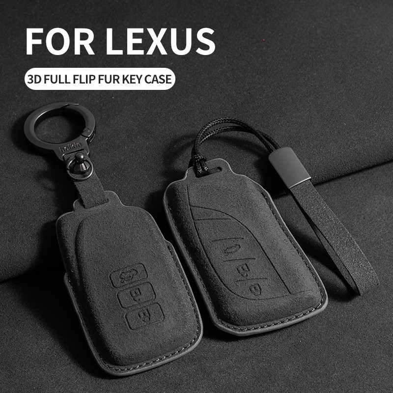 สําหรับ Lexus NX IS RX ES GX LX LS UX GS 200 260 300 350 NX200 NX300 RX350 ES300 รถ Remote Key Case Shell Suede พวงกุญแจ