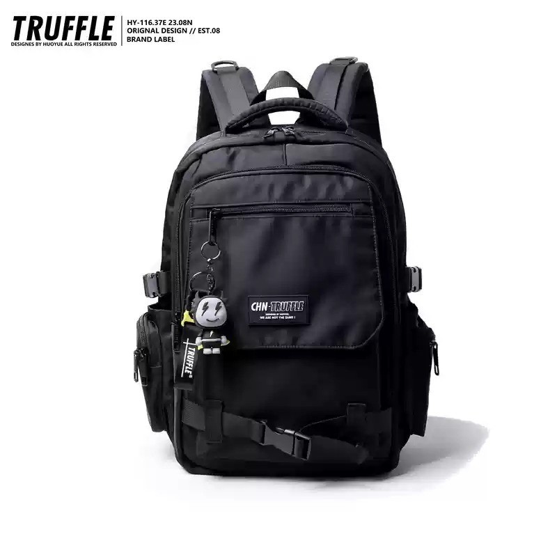 Truffle Backpack V.3 2024 ขนาด 47 cm. (Black) กระเป๋าสำหรับ Macbook Pro 14-16", Macbook Air 13-15"