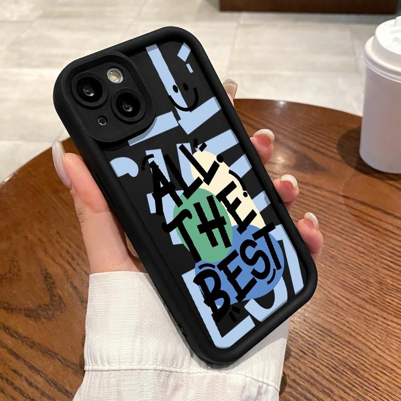 เหมาะสำหรับ Redmi Note 10 4G Pro Max 10S 8 2021 9 ป้องกันกรณีโทรศัพท์เลนส์เคส Simple English Letter