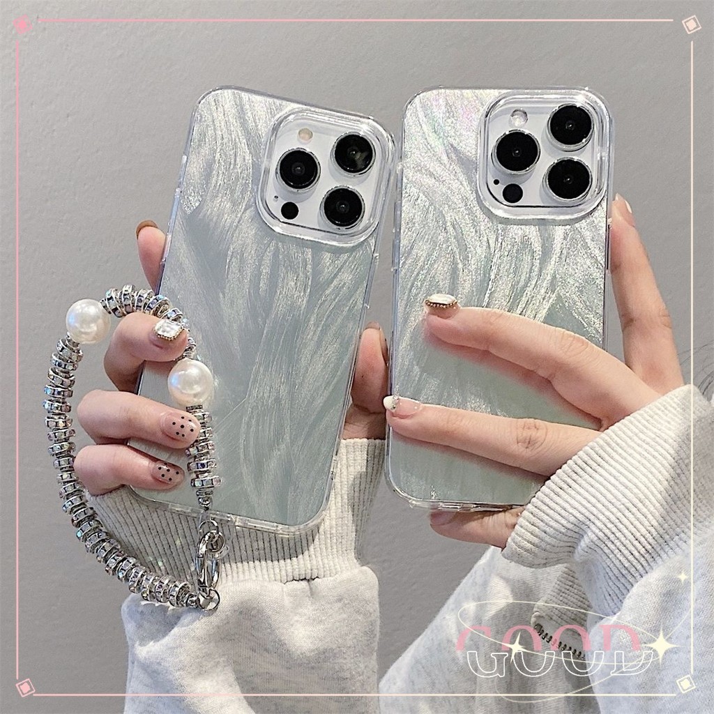 ขนนกสุดหรูตก แต่งกลิตเตอร์กันกระแทก Tpu อ่อน IPhone 11 15 12 7Plus 14 13 Pro Max XR 14 8 7 Plus X XS Max SE 2020