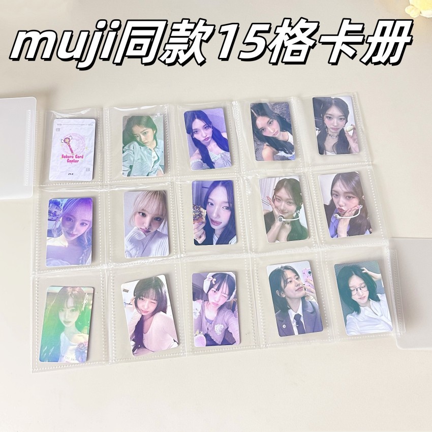 อัลบั้มการ์ดพกพา 15 อัลบั้มการ์ดพับเพื่อจัดเก็บการแสดงการ์ดขนาดเล็กสําหรับแสดงแบบพกพาประจําวัน