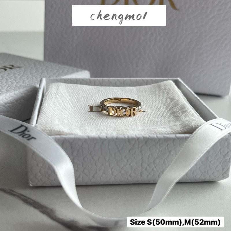 New! Dior RingSize S,M,L (️เช็คสต็อคก่อนสั่งอีกทีนะคะ)