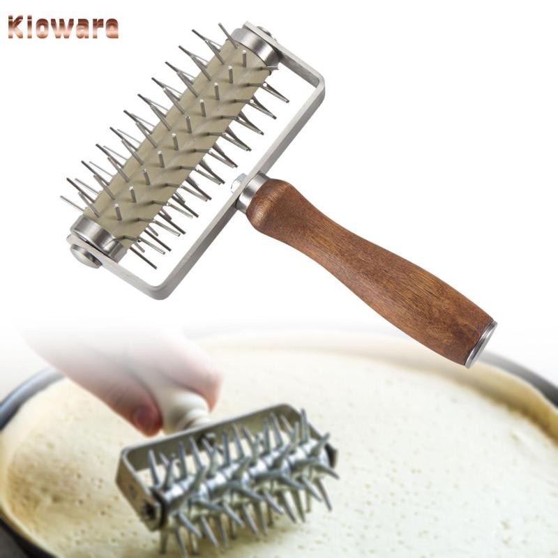 [Kloware] Pizza Dough Docker Roller Rolling Pin Hole Puncher Baking Tool Pastry Docker