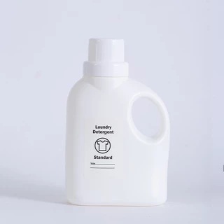 1000ml ขวดเติมน้ำยาปรับผ้านุ่มหรือผงซักฟอก ขวดเติมแบบมีหูจับ ความจุ 1000 มล. ฟรีสติ๊กเกอร์