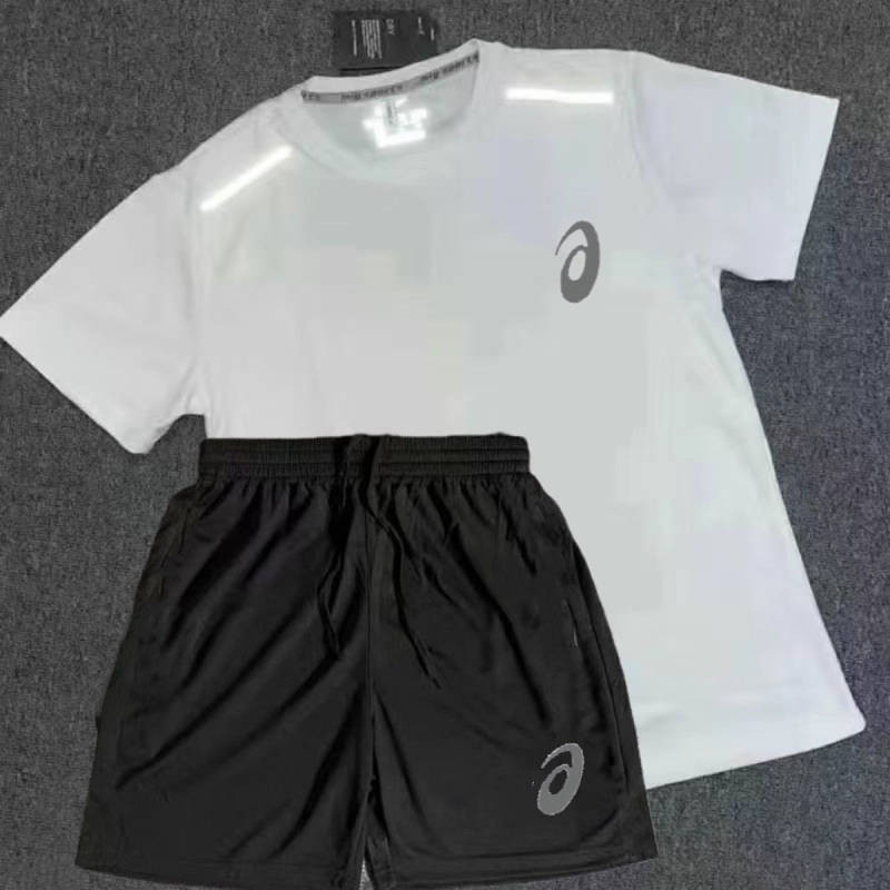 Summer Sports Track and Field Training Short Sleeve Shorts Suit Men's and Women's Sports Quick-Dryin