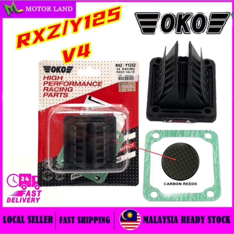 OKO RXZ RXZ135 RXZ 135 Y125 Y125Z Y125ZR RACING วาล์วเปลี่ยนคาร์บอน V4