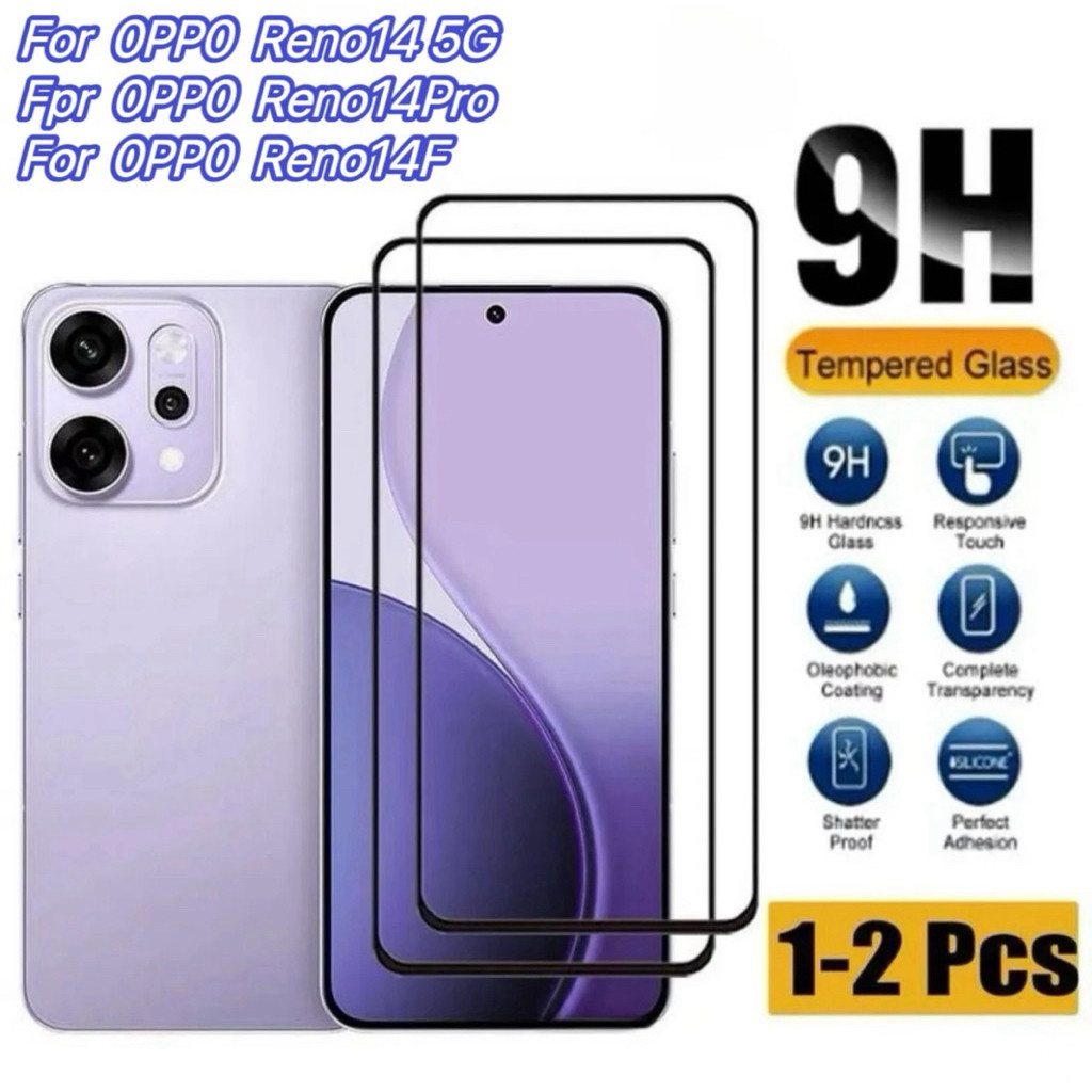 ตรงรุ่นReno14 มาใหม่ ฟิล์มเต็มจอ For OPPO Reno14 5G Reno14Pro Reno14F ฟิล์มกันกระแทก ฟิล์มกันรอย ฟิล