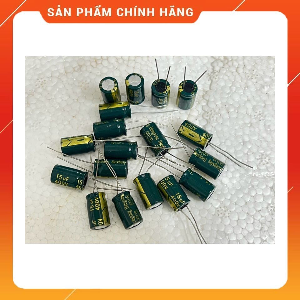 [ 10 ชิ้น ] CAPACITOR 400V 15UF, 400V15UF, 15UF400V, 15UF 400V