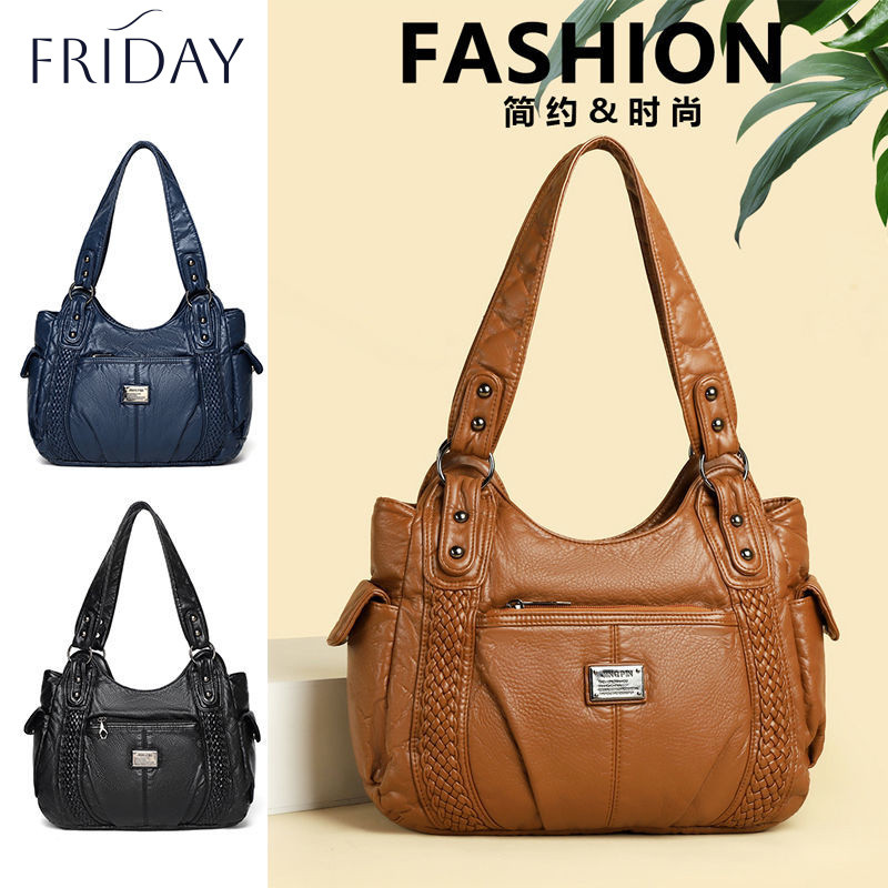 FRIDAY กระเป๋าถือสตรี ไหล่เดี่ยว ความจุมาก FRIDAY