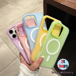 Magnetic 2 in 1 เคสโทรศัพท์มือถือ For Samsung A57 A37 A27 A07 A17 A56 A55 A36 A26 A16 A06 A05S S26 Ultra S25 FE เยลลี่