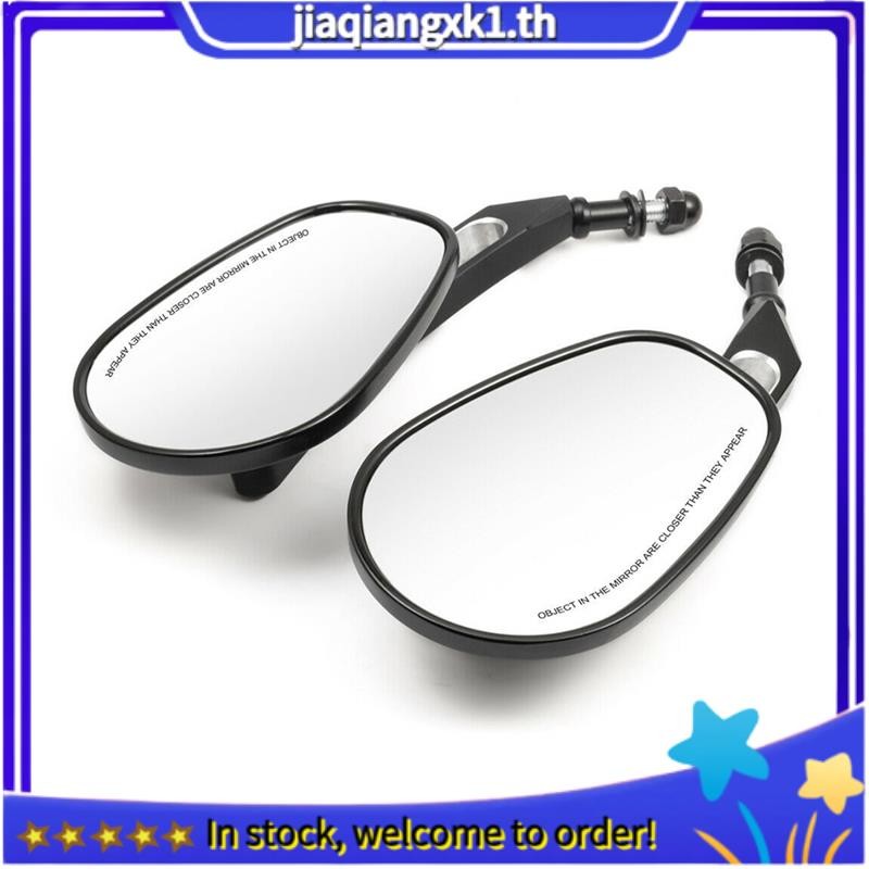 [jiaqiangxk1.th] กระจกมองหลังรถจักรยานยนต์กระจกมองข้างสําหรับ Softail Glide Sportster 883