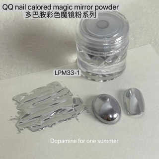 เล็บแสงสี Magic Mirror Powder High-Gloss คุณภาพ Aurora สไตล์ญี่ปุ่น Magic Mirror Powder เครื่องประดับปรับกาวกระจก G