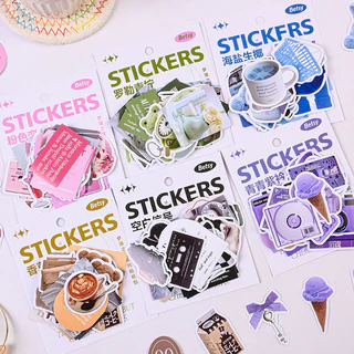 40 ชิ้น Vintage Special Shaped Series สติกเกอร์ Journal Deco DIY สติกเกอร์