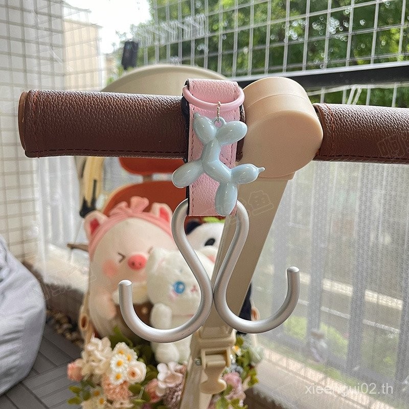 Puppy Double Hook Hook Car Hook Car Hook Cart Hook Aluminium Multi-Function Double Hook Bag Universa