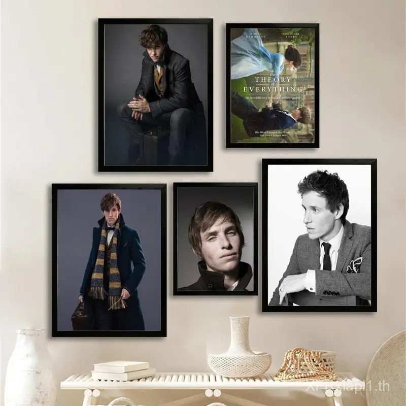 Actor Eddie Redmayne โปสเตอร์, Wall Art พิมพ์, Modern Home ห้องนอนตกแต่ง,ไม่มีกรอบผ้าใบภาพวาดของขวัญ