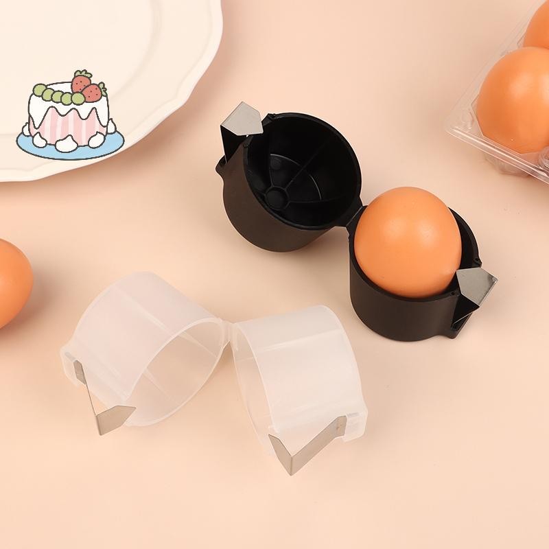 [Sep] Egg Topper Shell Cutter Beater Raw Egg Cracker Separator Filter Egg Opener สีขาว/ck เครื่องมือ