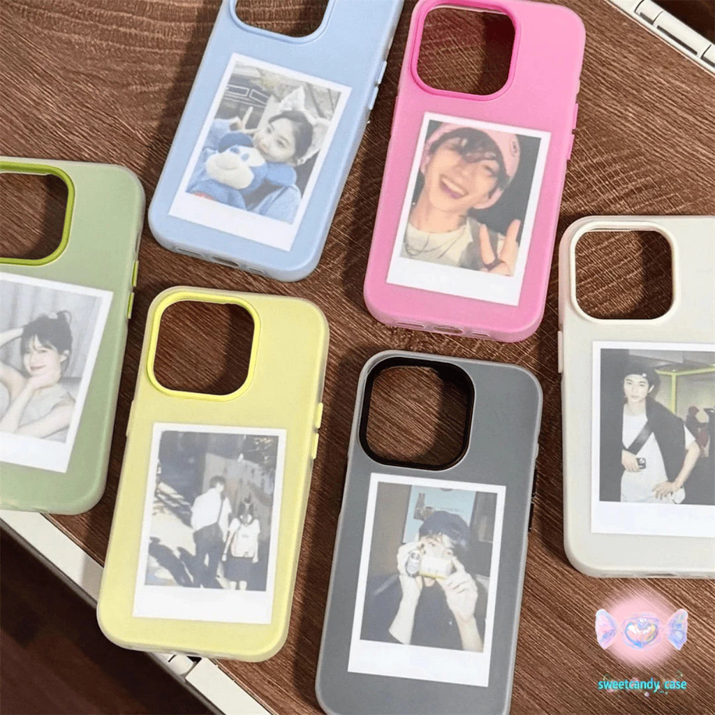 🎀จัดส่งในพื้นที่🎀เคสเยลลี่โปร่งใสสองในหนึ่ง หอยเจลสีที่โปร่งใส สำหรับiPhone16 15 13 12 11 6 7 8 Plus Pro Promax X XS XR