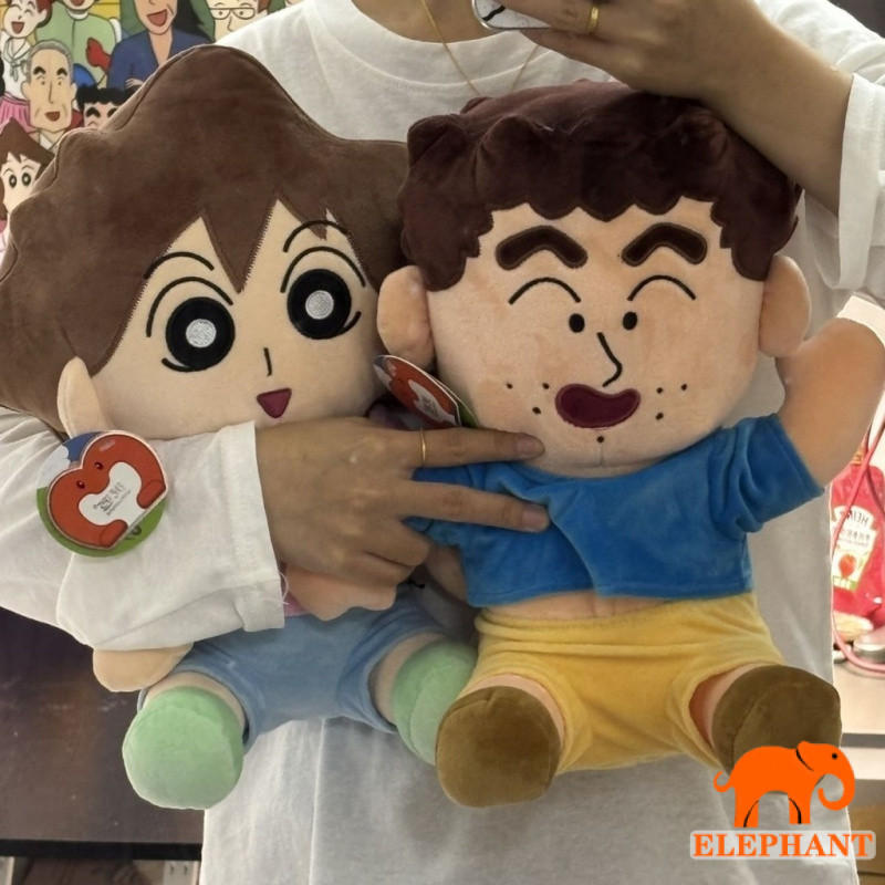 พร้อมสต็อก ของแท้ Crayon Shin-Chan Nohara Family Doll Nohara Hiroshi Miyu Doll Xiaokui ของเล่นตุ๊กตา