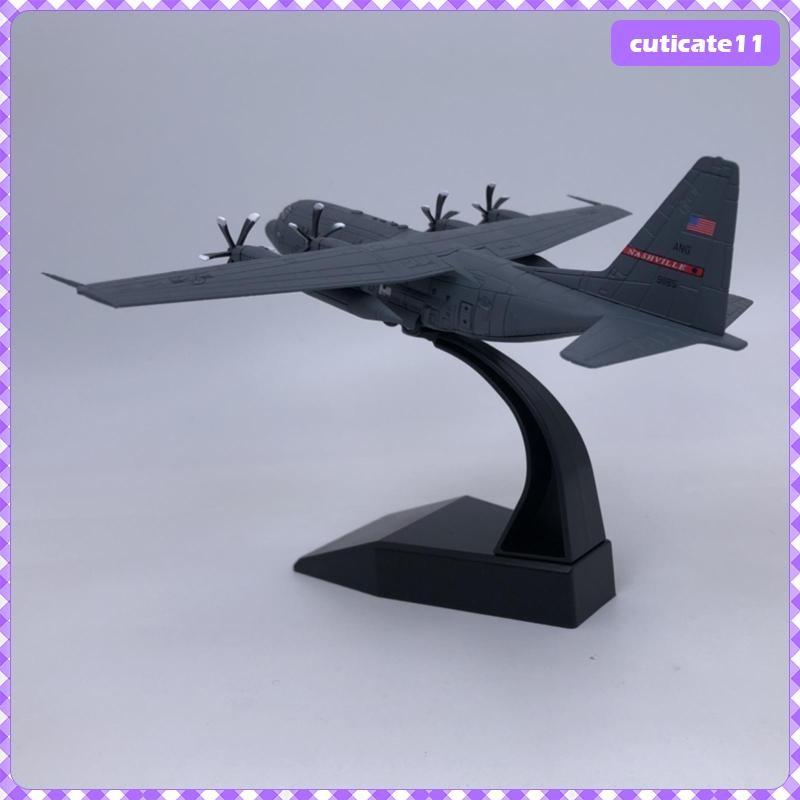 [Cuticate1] โลหะ 1:200 Scale C130 เครื่องบินขนส่งสําหรับของขวัญสําหรับผู้ใหญ่ตกแต่งสํานักงาน
