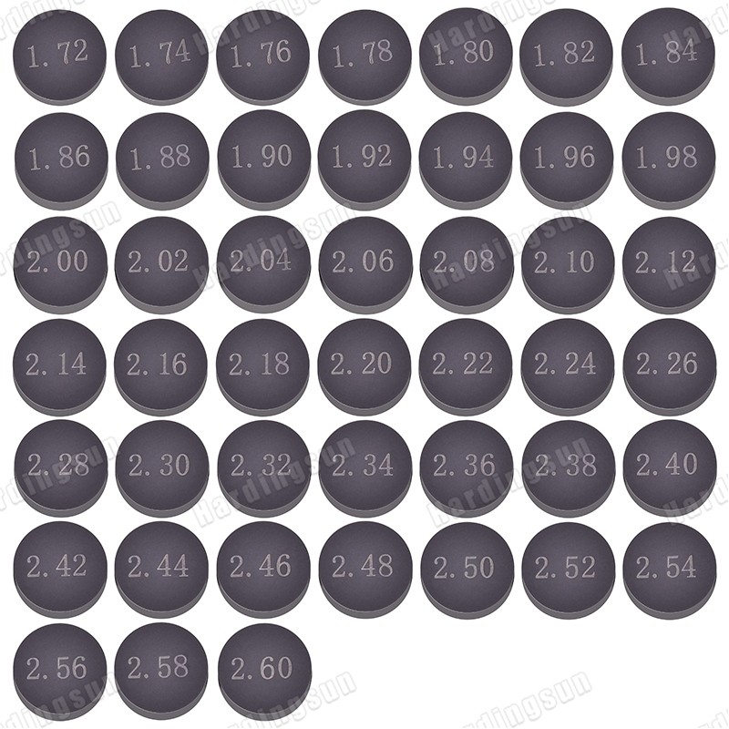 1pcs 8.85-8.9mm Valve Shim Thicknes จาก 1.72mm ถึง 2.60mm สําหรับ KTM 250SX-F 350SX-F 450SX-F 505SX-