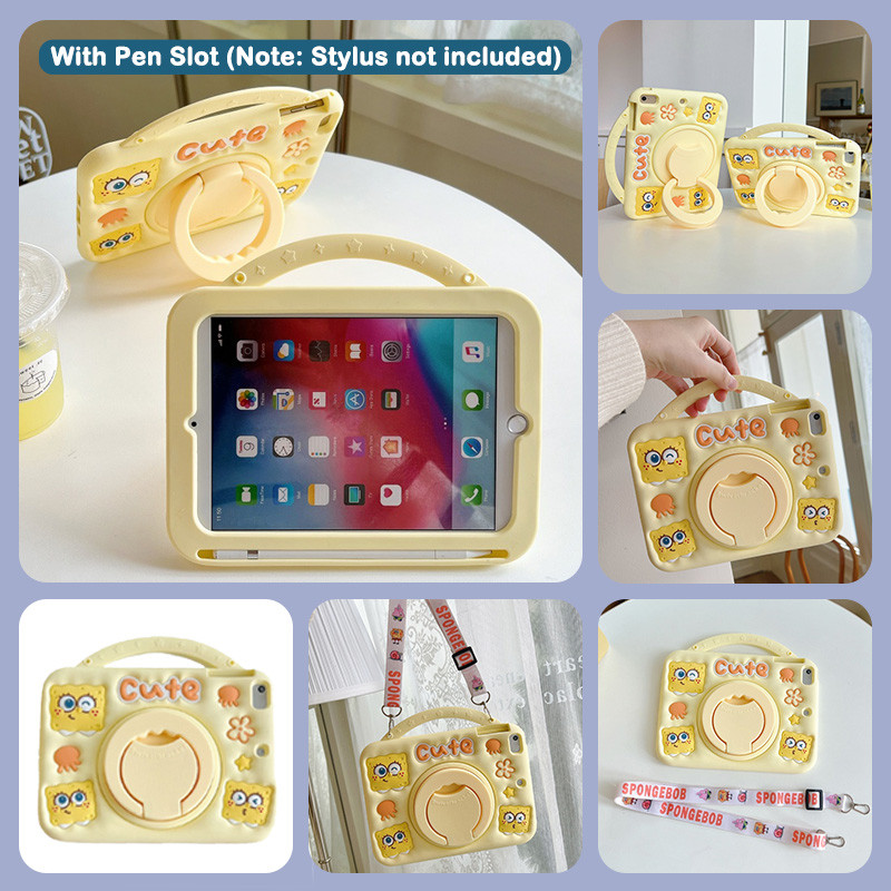 สําหรับ Redmi Pad 2 2025 11 นิ้ว Redmi Pad 2 4G ซิลิโคน 360° เคสขาตั้งแบบพับได้แบบหมุนได้ - รูปที่ 5