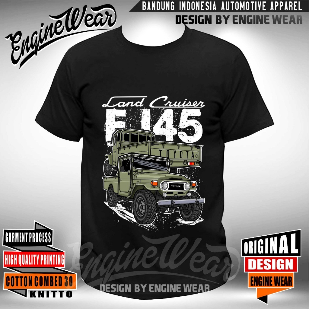 Land Cruiser fj45 เสื้อยืด toyota land Cruiser fj45 Offroad เสื้อผ้า fj40 bj40 Hardtop Jeep รถยานยนต