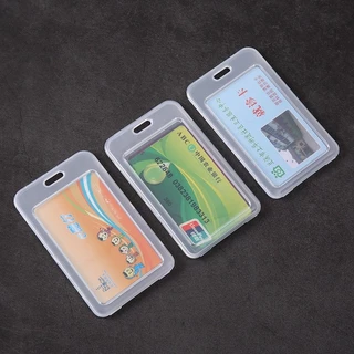 กระเป๋าพลาสติกใส กันน้ํา สําหรับใส่บัตรเครดิต บัตรประจําตัวนักเรียน