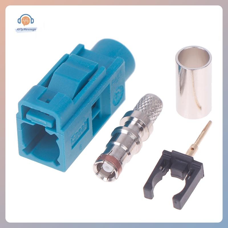 AFl 1 PCS Fakra หญิง 50-3 RAL 9001 Fakra Connector RF สายไฟ Coaxial สําหรับ RG316 / RG174 / RG178 สา