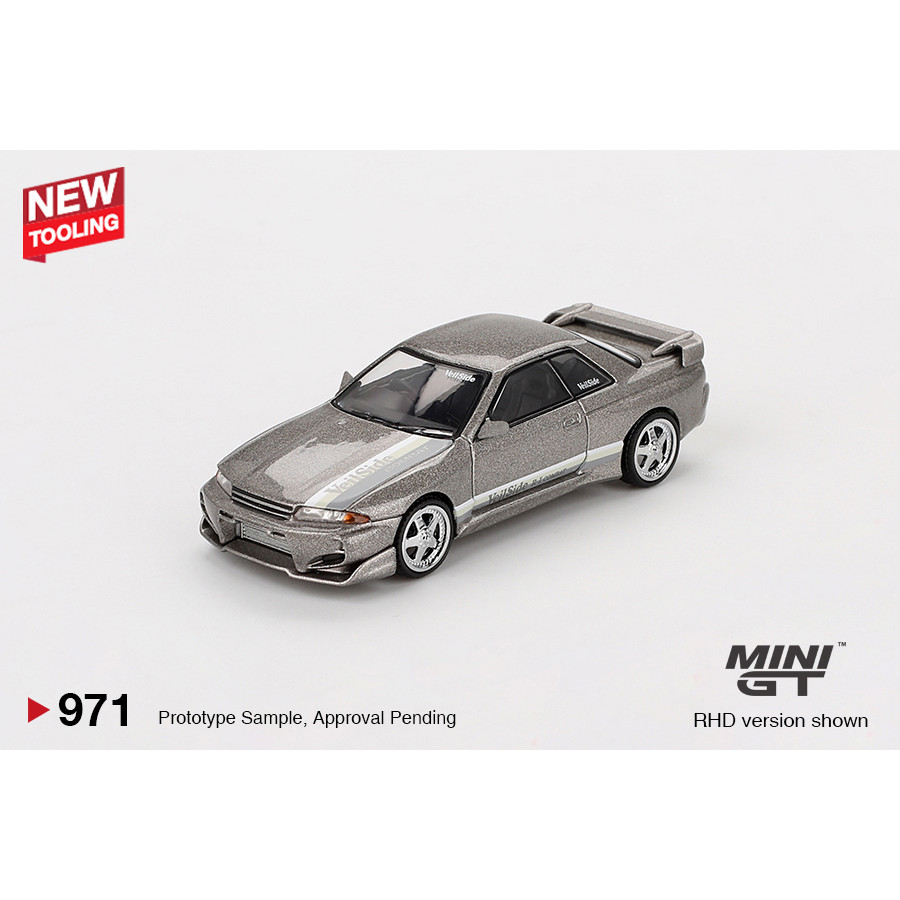 MINI GT No.971 Nissan Skyline GT-R (R32) Veilside Combat C-I Veilside Combat Grey MGT00971