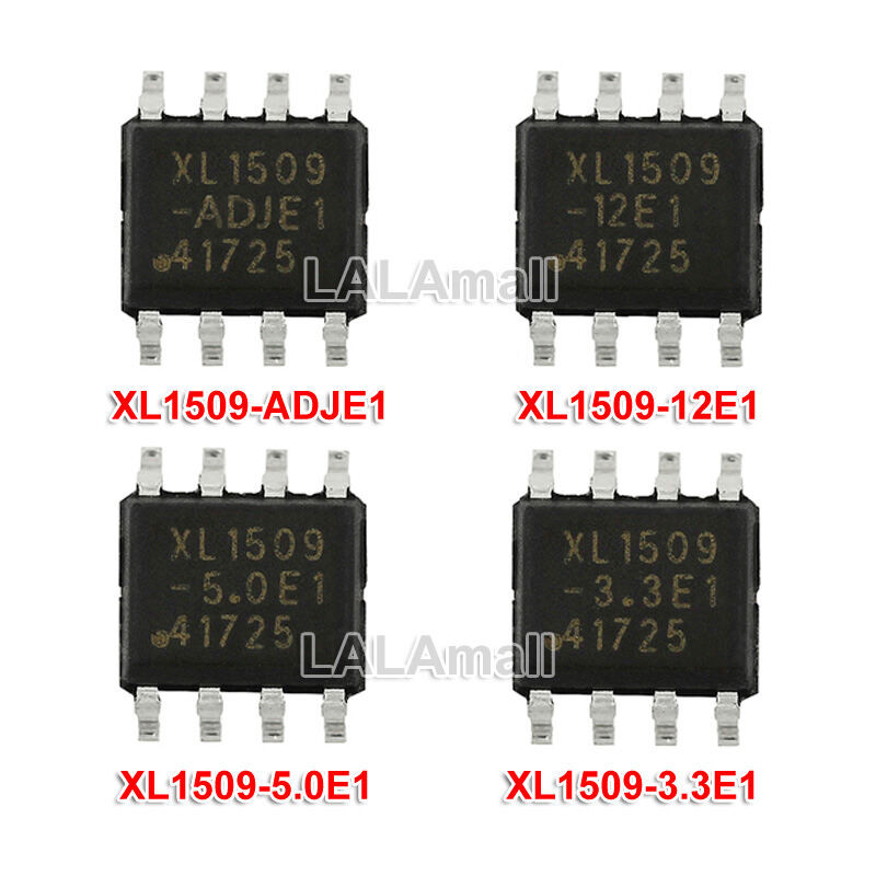 10pcs XL1509 XL1509-3.3E1 XL1509-5.0E1 XL1509-ADJE1 SOP8 XL1509-3.3 XL1509-5.0 XL1509-12 XL1509-ADJ 