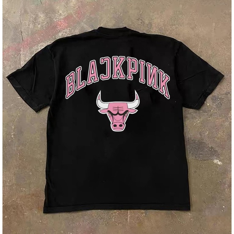 ท้องถิ่นสต็อกKpop BlackPink TShirt BLACKPINK MlbbของคุณAREA Leagueพิมพ์ผ้าฝ้ายUnisexแฟนของขวัญTshirt