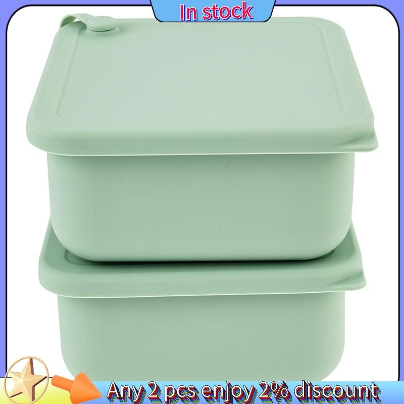 In stock-2 Pack Pizza Ball Box Heat Silicone Pizza Dough Box B