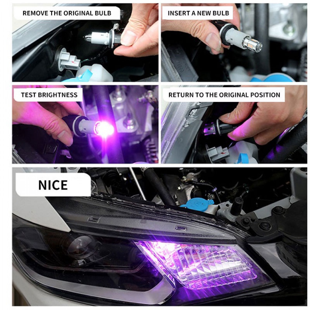 4 ชิ้นแฟลชรถ T10 หลอดไฟ Led ไฟเลี้ยว W5W 194 ตัวบ่งชี้ความกว้างพร้อมเลนส์ 2835 5SMD - รูปที่ 2